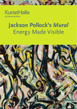 Jackson Pollock`s Mural Energy Made Visible