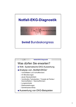 Notfall-EKG-Diagnostik