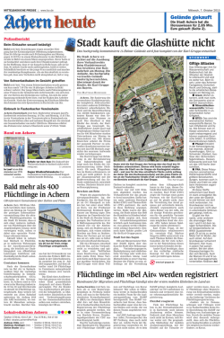 Stadt kauft die Glashütte nicht - KARL