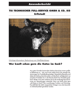 DRYPOINT&reg; AC HP Anwenderbericht Wer kauft schon gern die