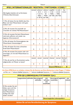 IPSS (INTERNATIONALER PROSTATA-SYMPTOMEN
