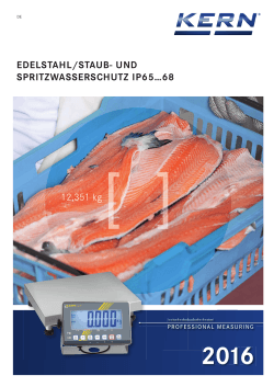 Edelstahl/Staub - KERN & SOHN GmbH