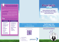 Impfungen - Psoriasis360
