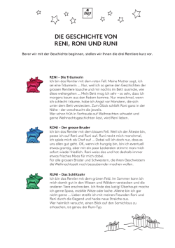 Jetzt downloaden - Reni, Roni und Runi sind da!