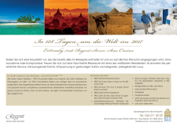In 128 Tagen um die Welt im 2017