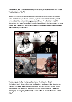extra für diese Aktion erstellten Flugblatt