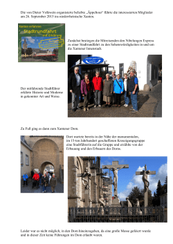 Die von Dieter Volkwein organisierte beliebte &bdquo;&Auml;ppeltour&ldquo; f&uuml;hrte die