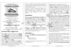 Gugger "Oktober 2015" - Landgasthof Schönbühl