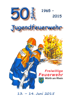 Festschrift 50J Jugendfeuerwehr Wörth - BKS