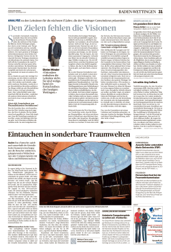AZ Badener Tagblatt, vom: Samstag, 5. September 2015