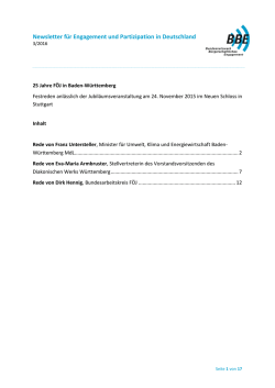 Festreden zur Jubil&auml;umsveranstaltung