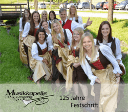 Festschrift - Musikkapelle Leogang