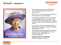 Die Queen – Elizabeth II. - Spiegel-QC