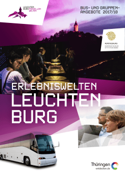 Gruppenreisen Leuchtenburg 2016-18