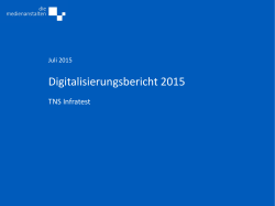 Digitalisierungsbericht 2015