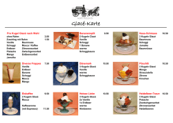 Glac&eacute;-Karte - Kafi P&ouml;schtli