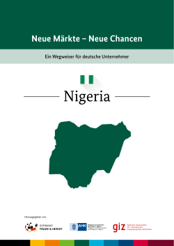 Neue Märkte – Neue Chancen: Nigeria