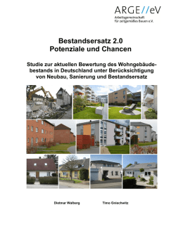 Studie | Bestandsersatz 2.0 Potenziale und Chancen