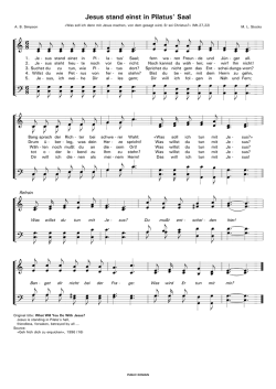 Jesus stand einst in Pilatus` Saal - Timeless Truths Free Online Library