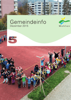 Gemeindeinfo 2015