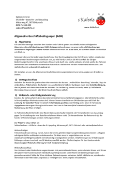 AGB - s`Käferle
