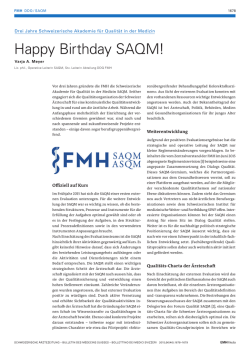 Happy Birthday SAQM!