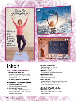 Inhalt - Bewusster Leben