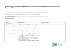 Semi-strukturierter Leitfaden Abbrecher-Befragung
