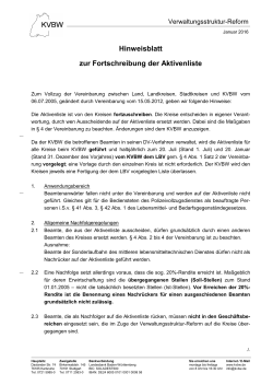 Hinweisblatt - Kommunaler Versorgungsverband Baden