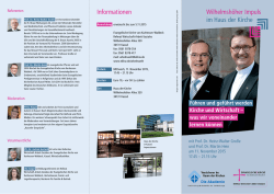 Informationen Wilhelmsh&ouml;her Impuls im Haus der Kirche