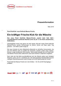 Ein kr&auml;ftiger Frische-Kick f&uuml;r die W&auml;sche