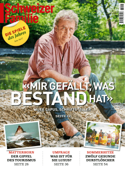 mir gefällt, was - Schweizer Familie