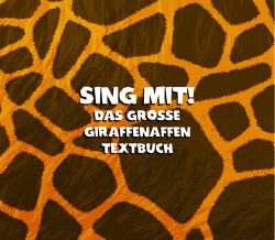 SING MIT! - giraffenaffen