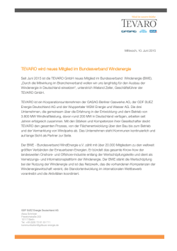 TEVARO wird neues Mitglied im Bundesverband
