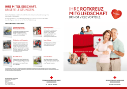 ihre rotkreuz mitgliedschaft