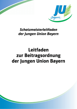 Verband - Junge Union Bayern