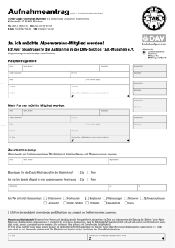 Ja, ich m&ouml;chte Alpenvereins