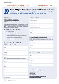 Jetzt Mitglied werden und viele Vorteile sichern!