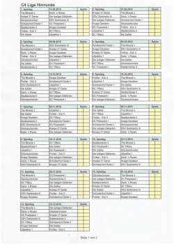 Spielplan C4