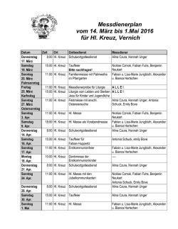 Hl. Kreuz, Vernich - Pfarrverband Weilerswist