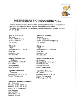 interesiert??? neugierig??