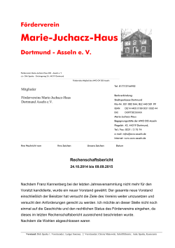 Förderverein Marie-Juchacz-Haus Dortmund