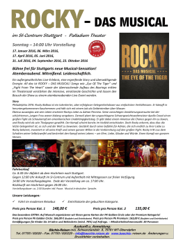 rocky- das musical - Bächle