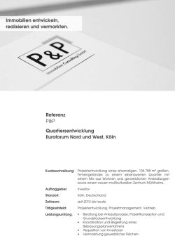 Referenz Euroforum Nord und West