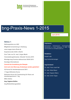 bng-Praxis-News 1-2015
