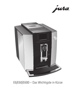 E6/E60/E600 – Das Wichtigste in Kürze