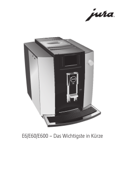 E6/E60/E600 &ndash; Das Wichtigste in K&uuml;rze