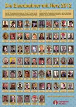 auf einen Streich: Das Kandidatenposter 2013