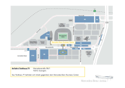 Anfahrt Parkhaus P1: Mercedesstraße 86/1 70372 - SSC