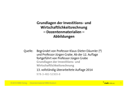 Grundlagen der Investitions- und